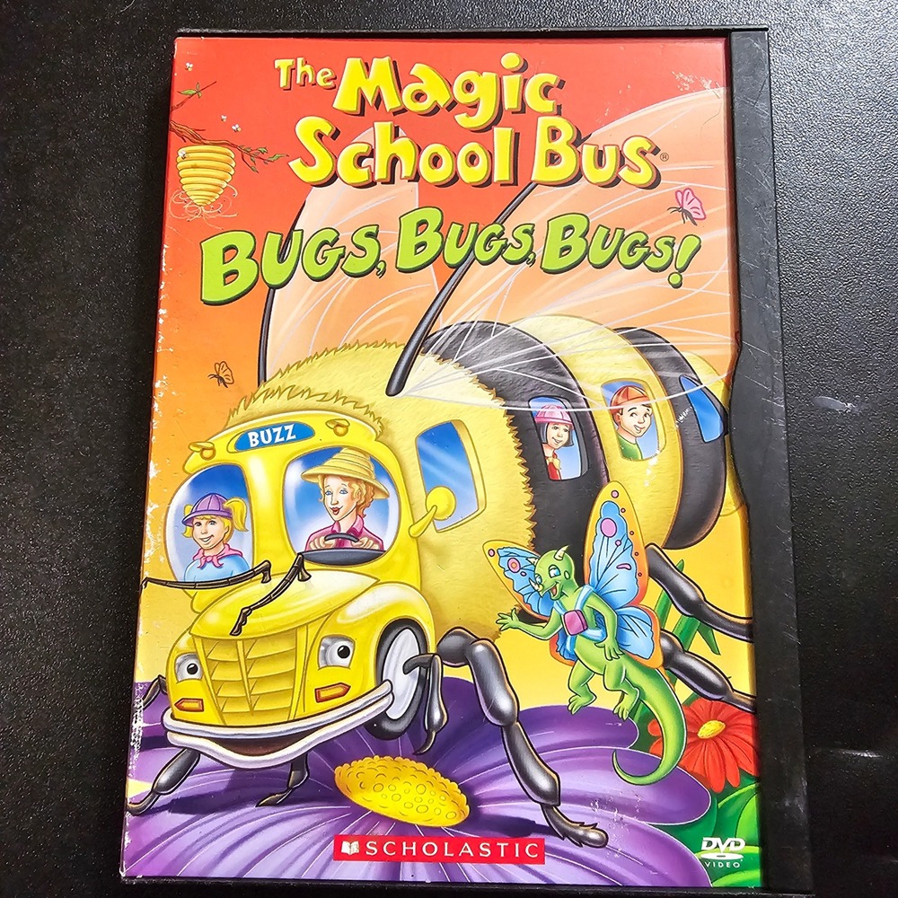 The Magic School Bus Bugs Bugs Bugs DVD Scholastic Ms Frizzle 3 Episodes 2004
